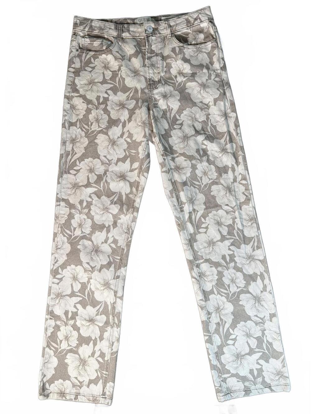 NWT Guess Party Time Tan Jeans Women's Size 28x29 Denim Pants - Picture 9 of 14
